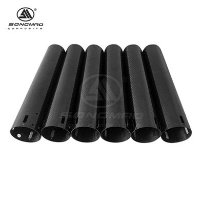 Pipa de fibra de carboni de tall CNC